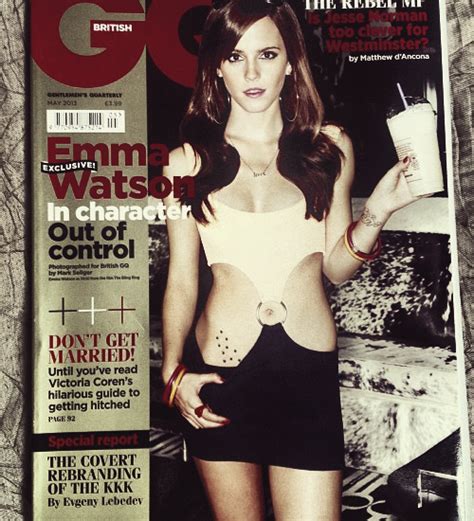 Emma On The Cover Of Gq May 2013 Emma Watson Photo 34128844 Fanpop