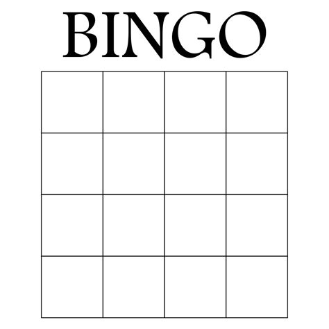 Printable Blank Bingo Cards For Teachers All In One Photos