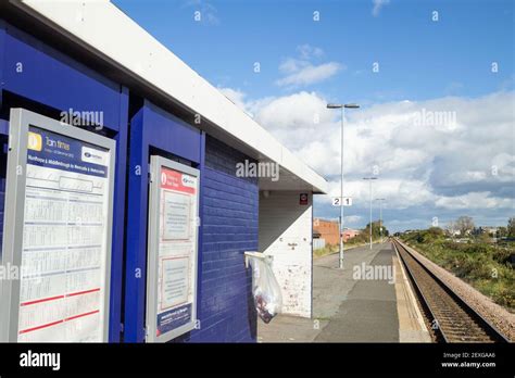 Billingham Railway Station Platform Billingham North East England