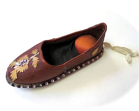 Vintage Turkish Shoe Pin Cushion From Bejewelled On Ruby Lane