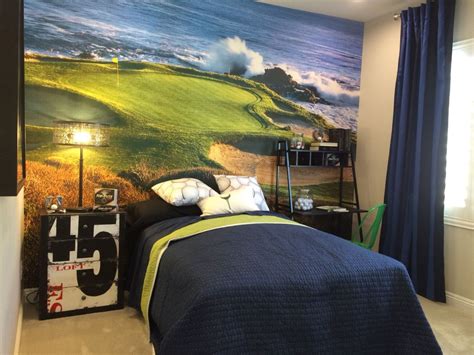 Golf Themed Room For Teen Golf Room Teen Boy Bedroom Boys Room Design