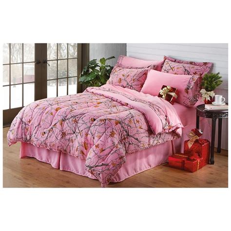 Castlecreek Truetimber® Pink Comlete Bed Set Pink Camo Bedroom Bedding Sets Interior Design