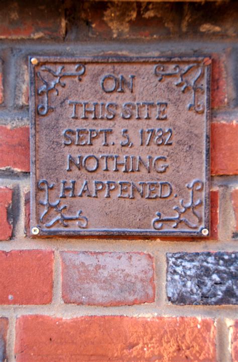 On This Site Sept 5 1782 Nothing Happened Flickr