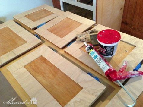 The frame measures the exact same size as the sides and front of the cabinet. How To Update Kitchen Cabinet Doors On A Dime! | Painting ...