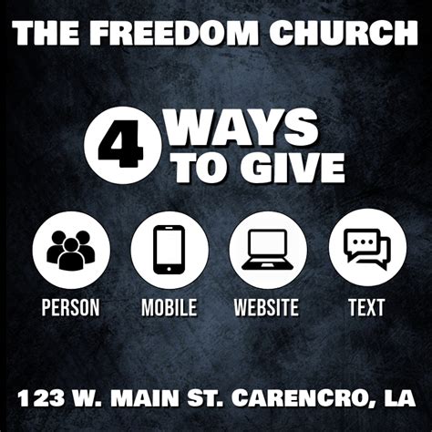 Copy Of 4 Ways To Give Church Flyer Template Postermywall
