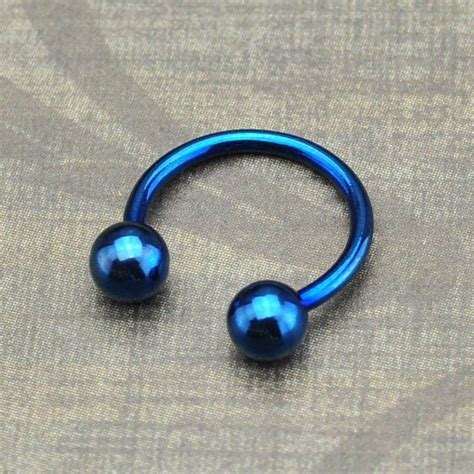 Horseshoe Circular Barbell Circular Barbell Titanium Jewelry Body