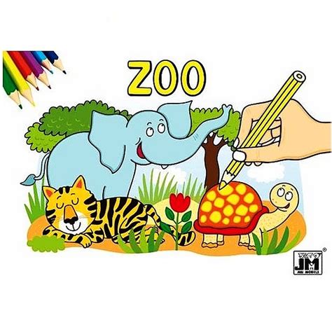 Omalovánky Zoo A5