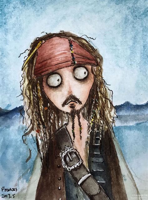 Jack Sparrow In Tim Burton Style Arte De Tim Burton Bocetos