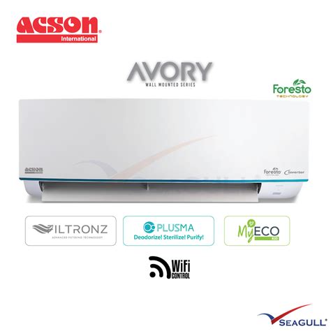 Wi Fi Acson Avory Series R Wall Mounted Premium Inverter Hp