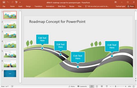Roadmap Template Ppt Free