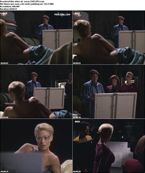 Naked Jeri Ryan In Star Trek Voyager