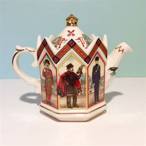 James Sadler Teapot Vintage Fine English China Teapot Old Etsy Tea
