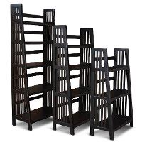 Simpli home monroe solid acacia wood 72 inch x 30 inch rustic bookcase, bookshelf in distressed. 72 Inch Modern Black Bookcase - Varsity | RC Willey ...