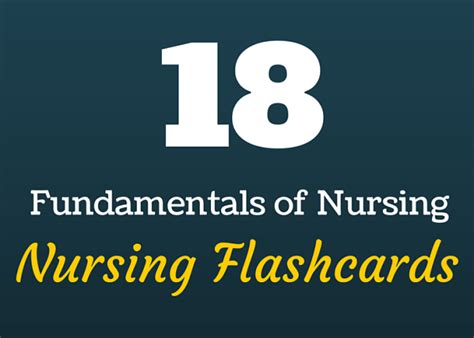 18 Fundamentals Of Nursing Flashcards Nursebuff