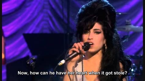Amy Winehouse He Can Only Hold Her Doo Wop That Thing Youtube