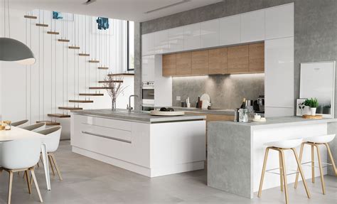 Image Result For White Gloss Kitchen Modern Kitchen Cabinet Design