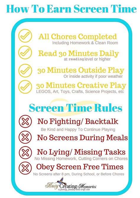 How To Teach Kids Responsible Screen Time + Free Printable