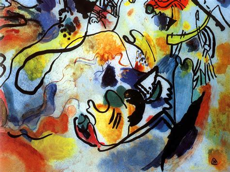 The Last Judgment Wassily Kandinsky Painting In Oil For Sale