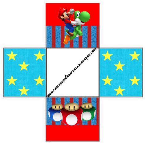 Cajitas Imprimibles De Super Mario Bros Ideas Y Material Gratis Para