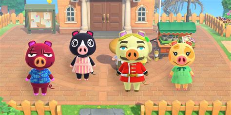 Animal Crossing New Horizons Pig Villagers To Celebrate National Pig