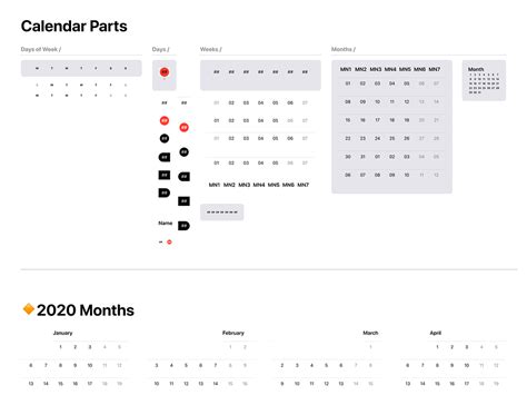 Figma Ios Design Library Datepicker And Calendar Templates By Roman