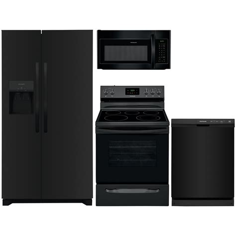 Black Kitchen Appliance Packages At