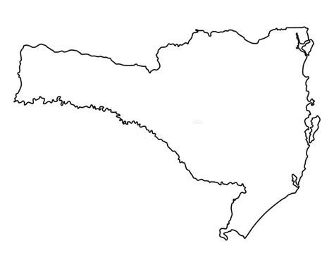 Desenhos De Mapa De Santa Catarina Para Colorir E Imprimir ColorirOnline Com