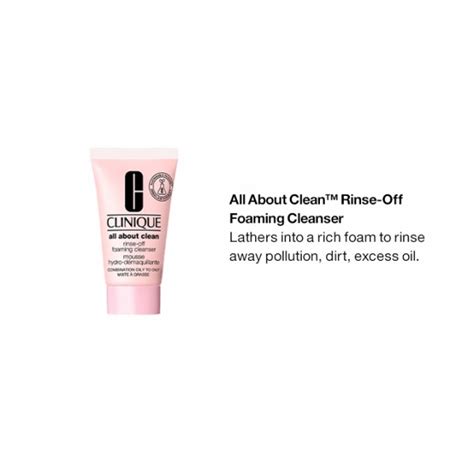 Clinique Rinse Off Foaming Cleanser Travel Size 30ml Buyonpk