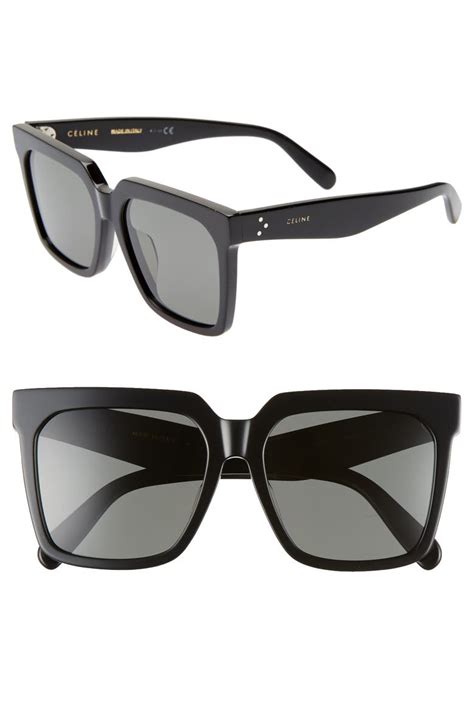 Celine 55mm Polarized Square Sunglasses Nordstrom