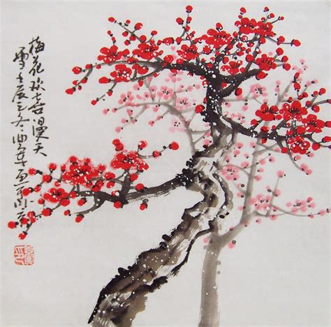 Cherry Blossom Paintings Original Chinese Painting By Art68