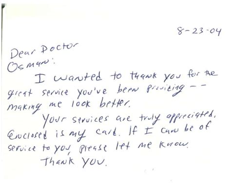Check spelling or type a new query. Notes From Our Patients - Dr. Lawrence Osman