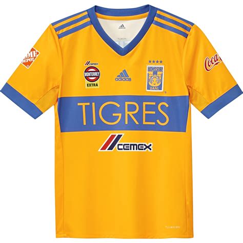 Tigresoficial, san nicolás de los garza. Adidas Tigres Uanl Youth Home Jersey 2017/18 - Soccer Premier