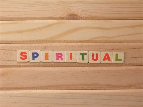 Word Spiritual On Wood Stock Image Image Of Grunge 164369449