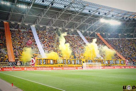This is the highest number in 3rd liga. SG Dynamo Dresden - MSV Duisburg 06.08.2018