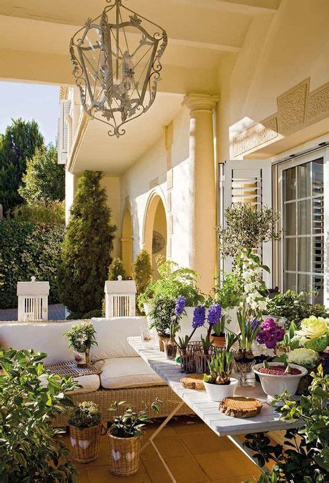 30 Lovely Mediterranean Outdoor Spaces Designs Terrace Decor Outdoor