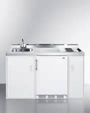 Available features include stainless steel sinks and a variety of colors. All-In-One Combination Kitchenettes | Summit Appliance
