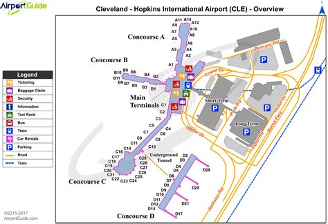 Cleveland Hopkins International Airport Kcle Cle Airport Guide