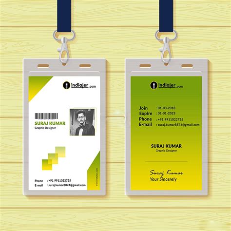 Tips for printing on pre printed id cards id wholesaler. Multipurpose Corporate Office ID Card Free PSD Template ...