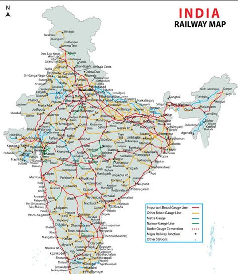 Tamil Nadu Railway Map