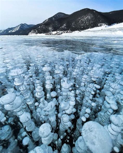 Cracking Of Lake Baikal Worlds Deepest And Oldest Lake R
