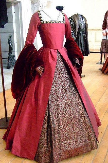 Tudor Style Costumes From The Film The Other Boleyn Girl Displayed At