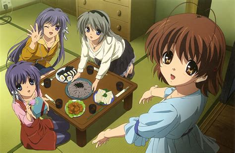 Clannad Sakagami Tomoyo Furukawa Nagisa Fujibayashi Kyou Ryou