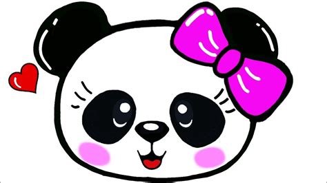 Ursa Panda Como Desenhar Um Urso Panda Fofo Kawaii Desenhos Kawaii