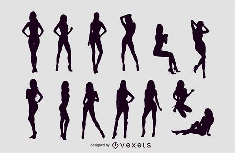 Free Vector Sexy Girls Silhouettes Vector Download
