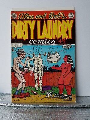 DIRTY LAUNDRY COMICS 1 1977 2nd PRINT ROBERT CRUMB ALINE KOMINSKY