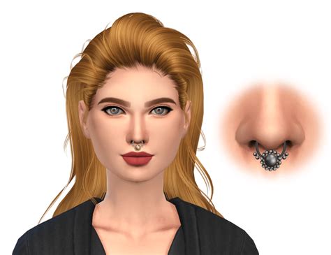 The Best Septum Piercings Cc For The Sims 4 — Snootysims