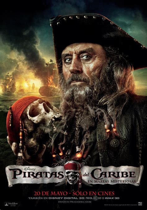 Carteles De Personajes Piratas Del Caribe 4 Cinedor
