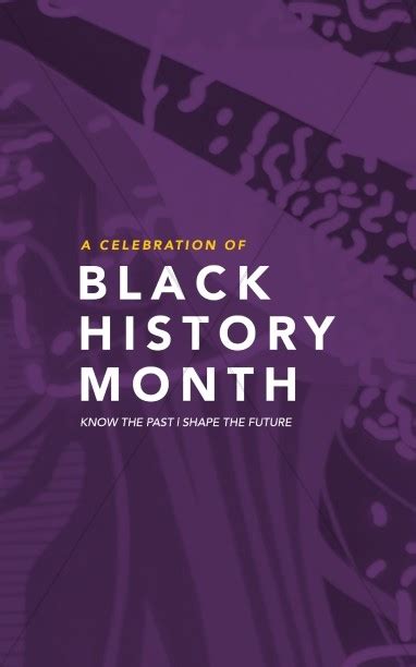 Black History Month Church Bulletin Clover Media