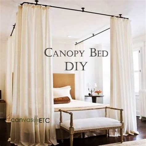 This is how i made the canopy bed curtains or as some call it a bed hanging. Canopy Bed Curtains DIY | Add Style & Bedroom Elegance ...
