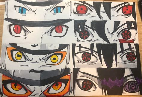 Naruto digital colored comics (bato). The eyes of Naruto and Sasuke : Naruto